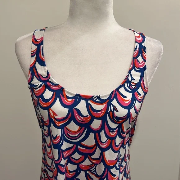 Lilly Pulitzer Scoop Neck Knit Tank Dress Sz M - Picture 2 of 9